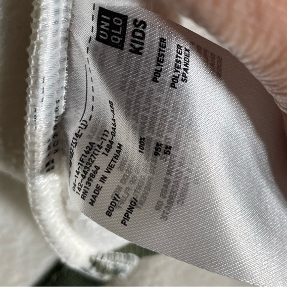 Uniqlo x White Mountaineering Fleece Sweater Long-Sleeve Pullover Kids Girls 5-6 - Picture 7 of 10
